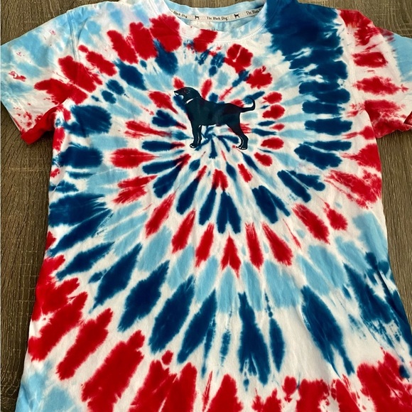 NWOT The Black Dog Martha's Vineyard USA Olympic Ladies Liberty tie dye shirt MV - Picture 3 of 10